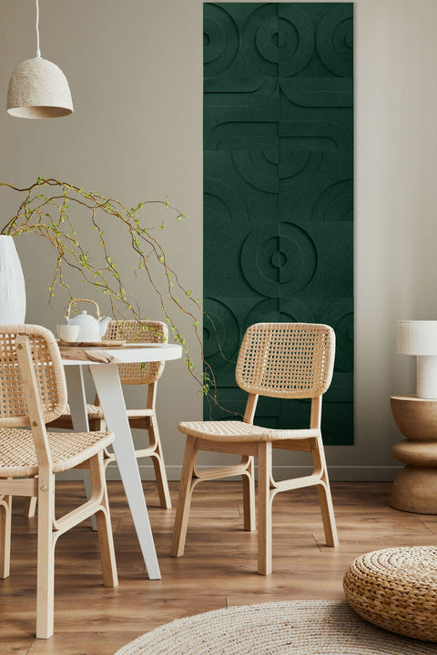 Maya 3d acoustic panels design set of 12 green