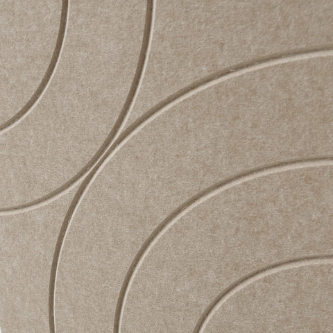 Banner Loa sand Maeven acoustic wall panels cap felt wall tiles design mockup inspiration closeup
