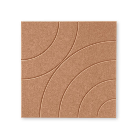 Loa VIII panneau acoustique feutre collection design carrelage acoustique terra cognac