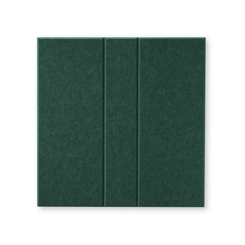 Loa Vll | Panneau mural acoustique 50x50cm - Feutre PET autocollant Maeven art green