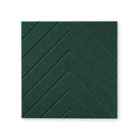 Loa Vl | Panneau mural acoustique 50x50cm - Feutre PET autocollant Maeven art green