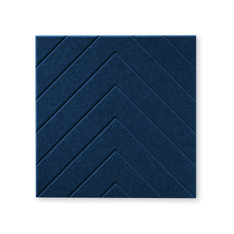 Loa Vl | Panneau mural acoustique 50x50cm - Feutre PET autocollant Maeven art blue