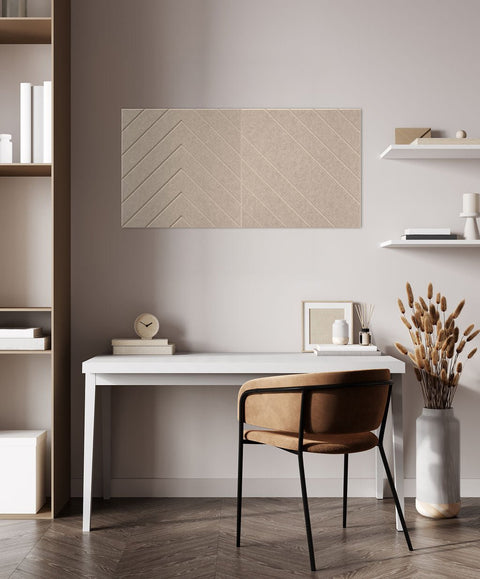 Loa Akustikplatten Design 2er-Set beige