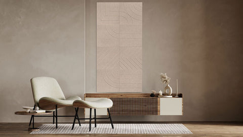 Loa Akustikplatten Design 8er Set beige