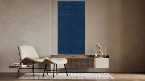 Loa Akustikplatten Design 8er Set blau