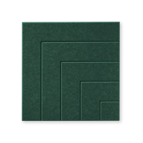 Loa IV Akustikplatte Filz Designkollektion Akustikplatte tiefgrün petrol