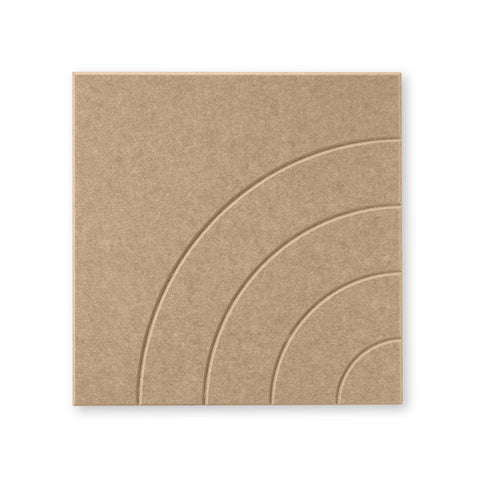 Loa I Akustikpaneel Filz Design Kollektion Akustikfliese Sand natur