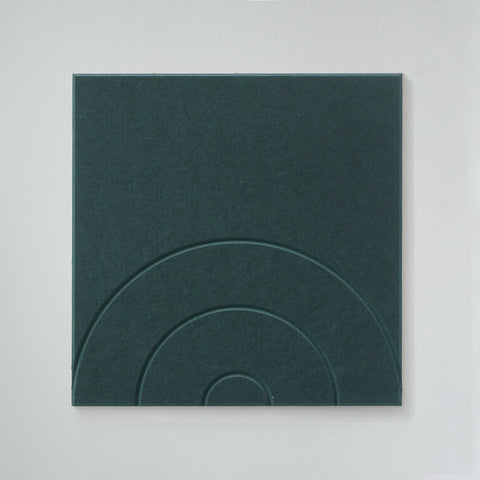 maeven art Maya VI collection couleur vert foncé essence panneau acoustique feutre design collection carrelage acoustique feutre absorption sonore absorption sonore
