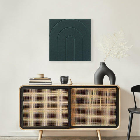 maya-vll-panneau-mural-acoustique-50x50cm-autocollant-feutre-aux-animaux verts