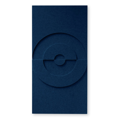 3d Akustikpaneel Filz Design rund 2er Set Kollektion maya navy blau