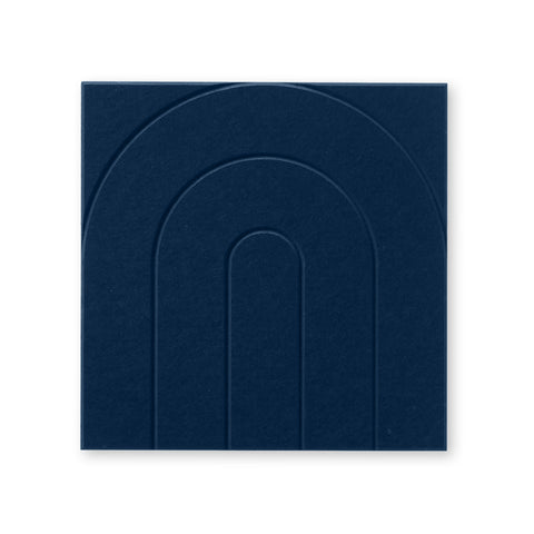 Maya VII panneau acoustique feutre collection design dalle acoustique bleu marine