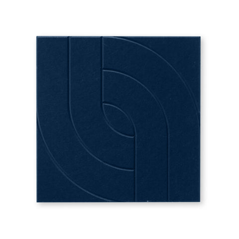 Maya VIII akoestisch paneel vilt design collectie akoestisch tegel vilt navy blue