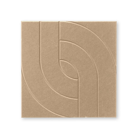 Maya Vlll | Panneau mural acoustique 50x50cm - Feutre PET autocollant Maeven art sand