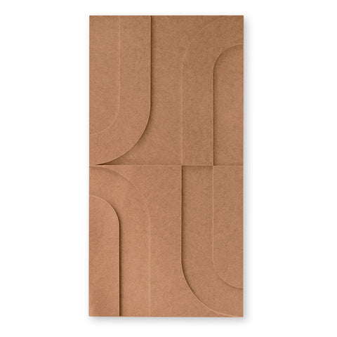 Maya I 3d Akustikplatte Filz Design Kollektion Akustikplatte 2er Set terra cognac