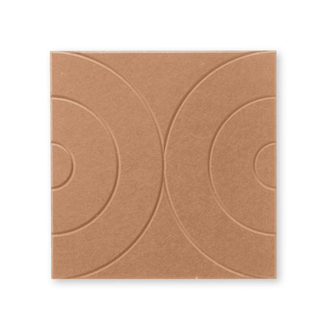 Maya II panneau acoustique feutre collection acoustique tuile Terra cognac