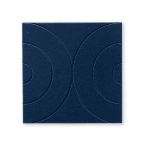 Maya II panneau acoustique feutre collection design dalle acoustique bleu marine