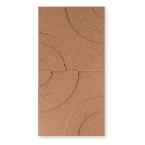 3d akoestisch paneel vilt design rond set van 2 collectie maya cognac