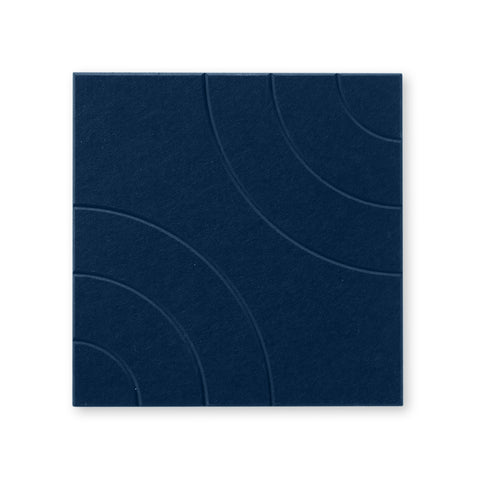 Maya III akoestisch paneel vilt design collectie akoestisch tegel vilt Navy Blue