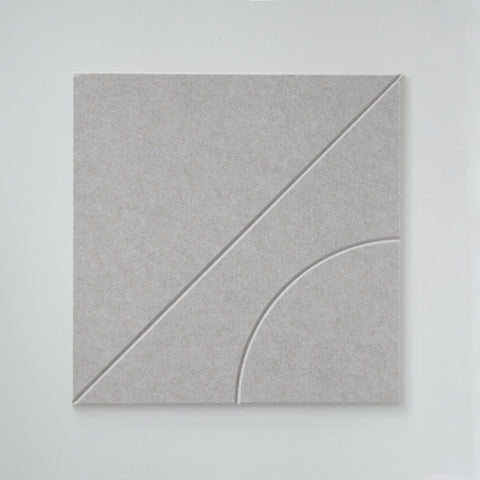 maeven art collection Sade VI couleur beige panneau acoustique feutre design collection carrelage acoustique feutre capuchon absorption acoustique insonorisation