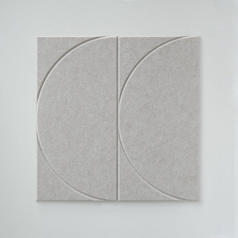 maeven art Sade VII collection couleur beige panneau acoustique feutre design collection carrelage acoustique feutre capuchon absorption acoustique insonorisation