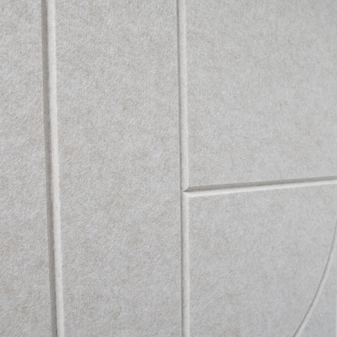 maeven art Sade VIII collection closeup couleur beige panneau acoustique feutre design collection carrelage acoustique capuchon feutre absorption sonore absorption sonore