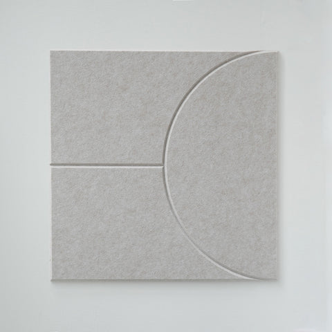 maeven art Sade IV Kollektion Farbe beige Akustikpaneel Filz Design Kollektion Akustikfliese Kappe Filz Schallabsorption Schalldämmung