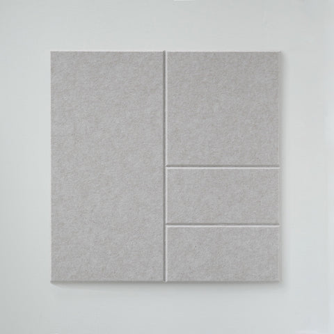 maeven art collection Sade III couleur beige panneau acoustique feutre design collection carrelage acoustique feutre capuchon absorption acoustique insonorisation