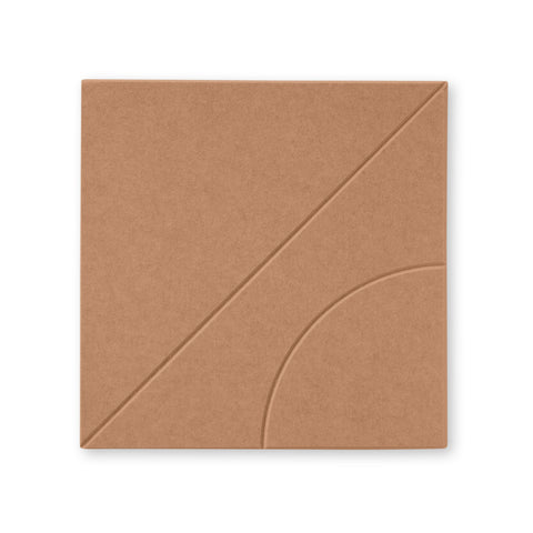 Sade VI panneau acoustique feutre design collection acoustique carrelage feutre cognac terra