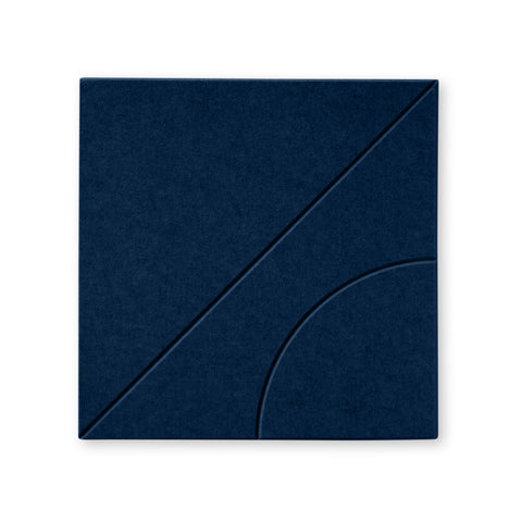 Sade VI panneau acoustique feutre design collection de dalles acoustiques feutre bleu marine