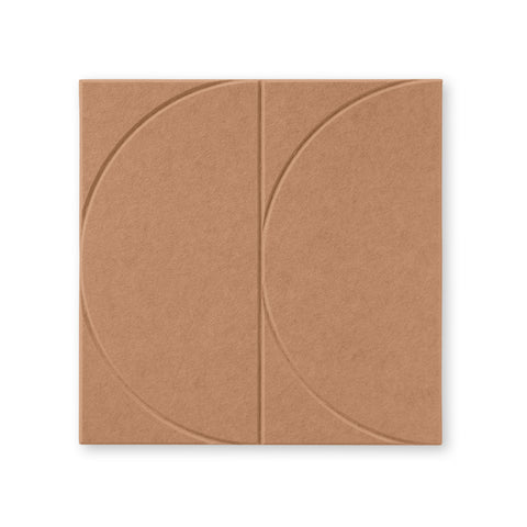 Sade VII panneau acoustique feutre design collection carrelage acoustique feutre cognac terra