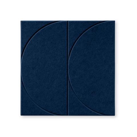 Sade VII panneau acoustique feutre design collection carrelage acoustique feutre bleu marine