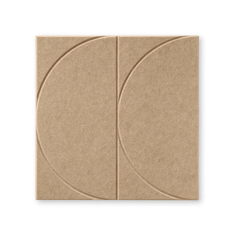 Sade VII panneau acoustique feutre design collection carrelage acoustique feutre sable naturel