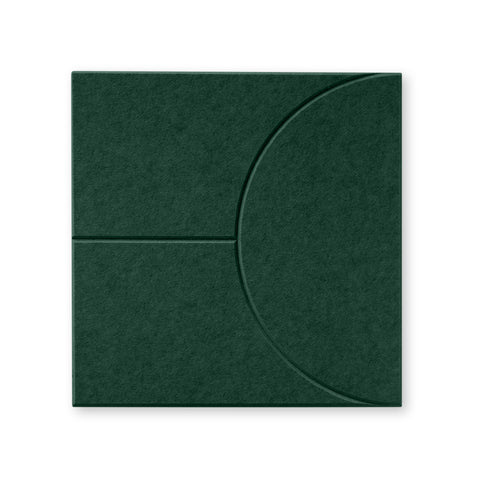 Sadé lV | Akoestisch Wandpaneel 50x50cm – Zelfklevend PET Vilt Maeven art groen