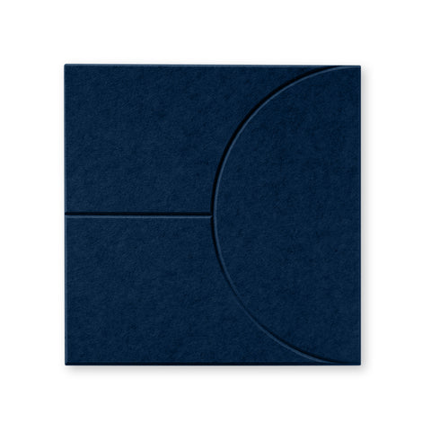 Sade IV Akustikpaneel Filz Design Kollektion Akustikfliesenfilz Marineblau