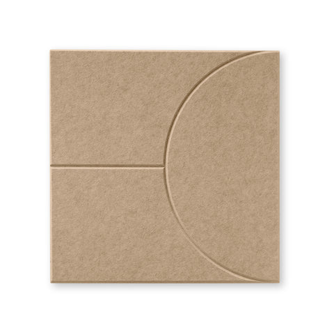 Sadé lV | Akoestisch Wandpaneel 50x50cm – Zelfklevend PET Vilt Maeven art sand