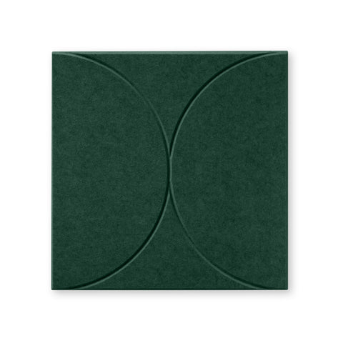 Sade I panneau acoustique feutre design collection carrelage acoustique feutre vert foncé pétrole