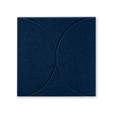 Sade I panneau acoustique feutre collection design dalle acoustique bleu marine