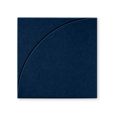 Sade II Akustikplatte Filz Designkollektion Akustikfliese marineblau