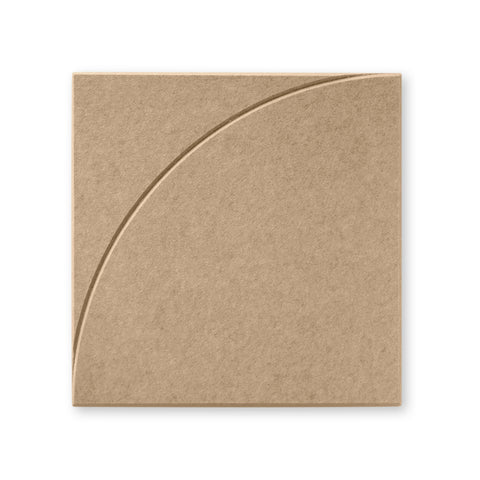 Sade II Akustikplatte Filz Design-Kollektion Akustikfliese Sand natur