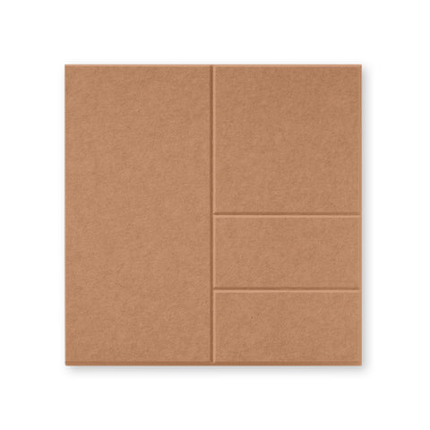 Sade III panneau acoustique feutre collection design dalle acoustique terra cognac