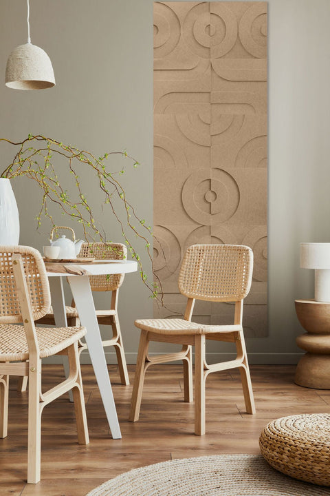 Maya 3d acoustic panels design set of 12 sand