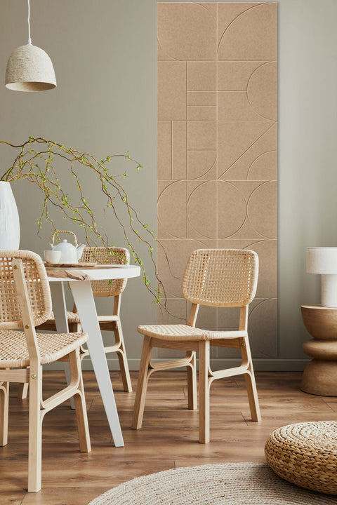 Panneaux acoustiques Sade design set of 12 sand