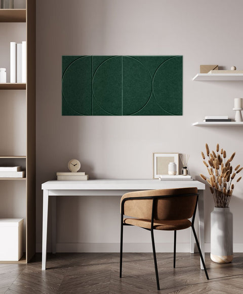 Panneaux acoustiques Sade design set of 2 green