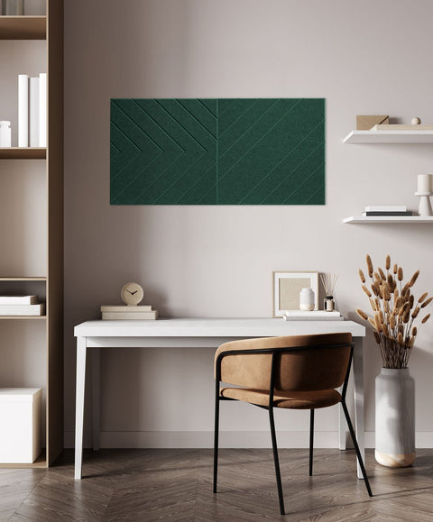 Loa Akustikplatten Design 2er Set grün