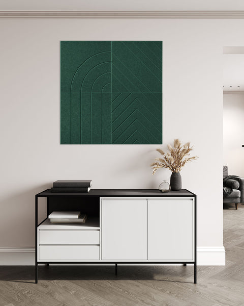 Loa Akustikplatten Design 4er Set grün