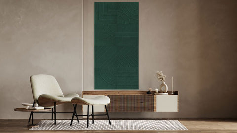 Loa Akustikplatten Design 8er Set grün