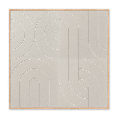 Amber Veil akoestisch schilderij vilt 1.00x1.00m