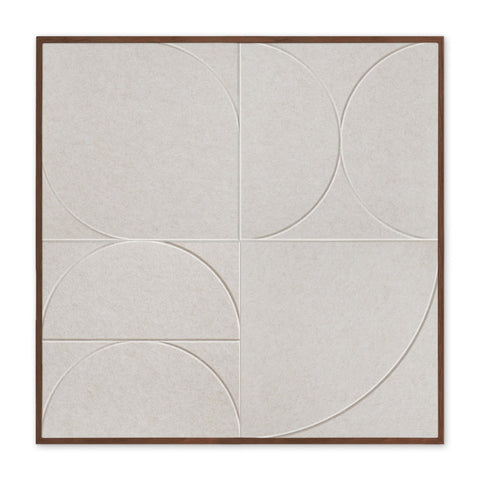 Forest Reverie akoestisch schilderij vilt 1.00x1.00m