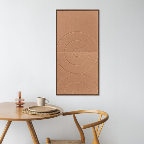 Golden Echo akoestisch schilderij vilt 0.5x1.00m