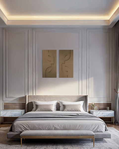 Acoustic panels for the bedroom